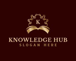 Knowledge Book Plant logo design