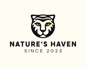 Species - Happy Tiger Head logo design
