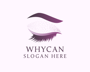 Feminine Eyelashes Makeup Logo