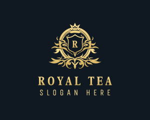 Royal Shield Crown logo design