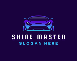 Polishing - Car Automotive Detailing logo design