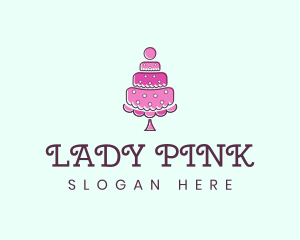 Pink Cake logo design