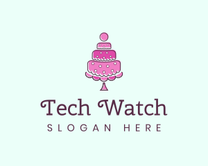 Pink Cake logo design