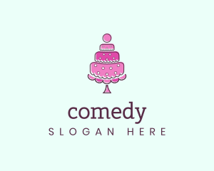 Pink Cake logo design