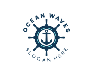 Navy - Anchor Wheel Navy logo design