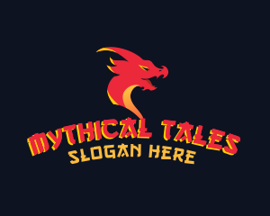 Mythical Dragon Avatar logo design