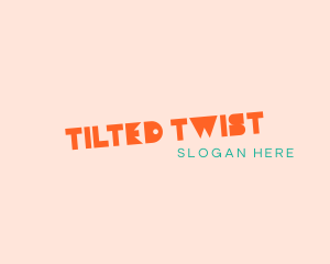 Tilted - Quirky Playful Company logo design