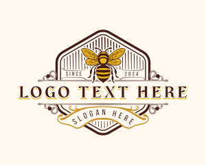 Wings - Organic Bee Farm logo design