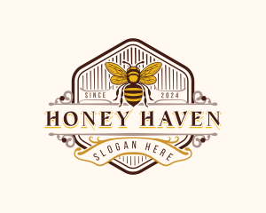 Organic Bee Farm logo design