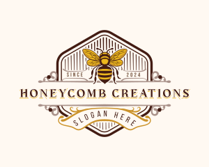 Organic Bee Farm logo design