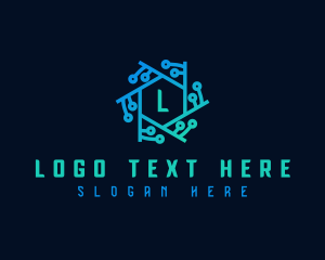 Modern - Data Cyber Technology logo design