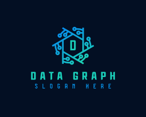 Data Cyber Technology logo design