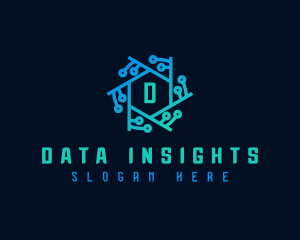 Data Cyber Technology logo design