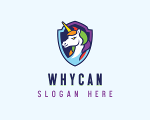 Gaming Mythical Unicorn Logo
