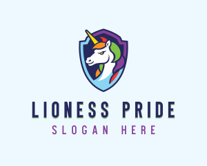 Gaming Mythical Unicorn logo design