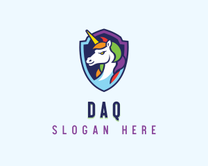 Lgbt - Gaming Mythical Unicorn logo design