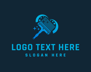 Hygiene - Broom Sweep Clean logo design
