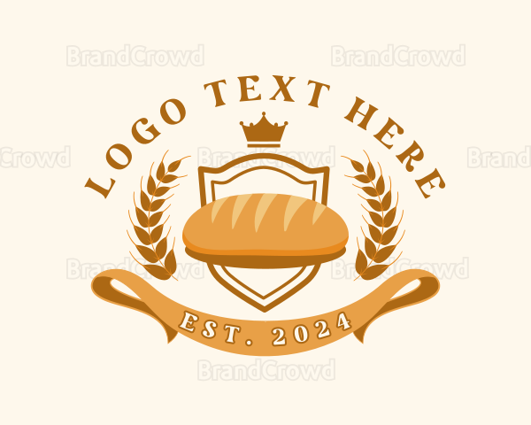 Bread Pastry Baguette Logo