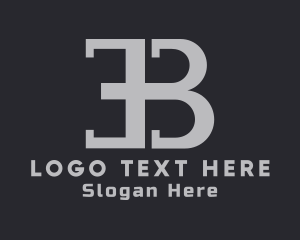 Lawyer - E & B Monogram logo design