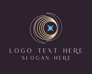 Heaven - Mystic Moon Star logo design