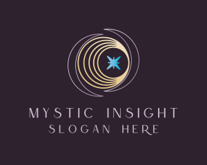 Mystic Moon Star logo design