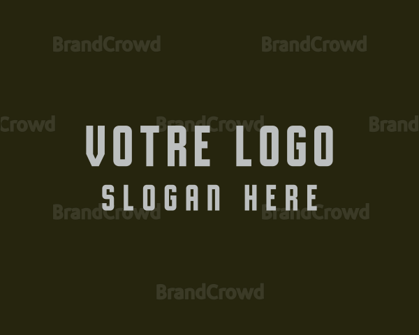 Modern Masculine Professional Logo