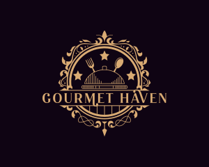 Gourmet Restaurant Diner logo design