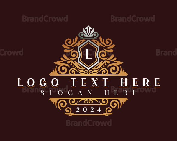 Luxury Crown Shield Logo