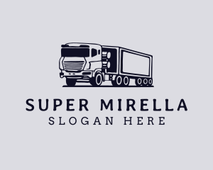 Cargo Truck Transport Logo