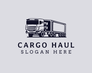 Cargo Truck Transport logo design