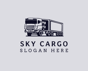 Cargo Truck Transport logo design