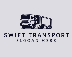 Cargo Truck Transport logo design