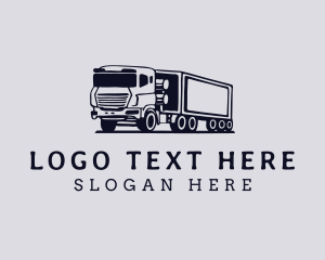 Cargo Truck Transport Logo