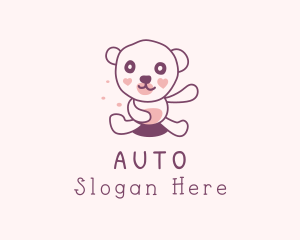 Stuffed - Teddy Bear Toy logo design