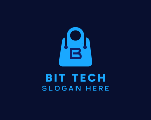 Tech Shopping Bag logo design