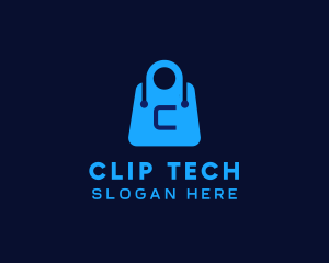 Tech Shopping Bag logo design