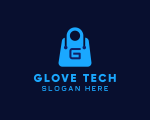 Tech Shopping Bag logo design