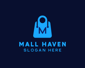 Tech Shopping Bag logo design