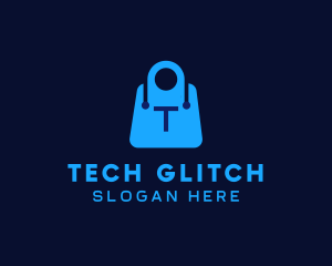 Tech Shopping Bag logo design