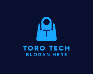 Tech Shopping Bag logo design