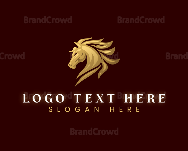 Luxury Stallion Horse Logo