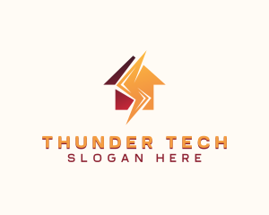 Electricity Thunder Energy logo design