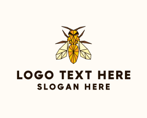 Hive - Wild Hornet Bee logo design