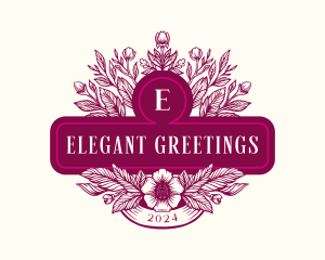 Feminine Floral Boutique logo design