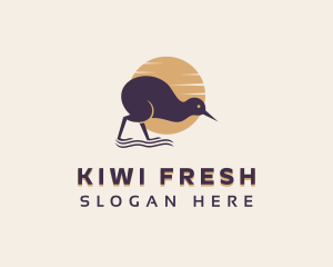 Kiwi - Kiwi Wild Animal logo design