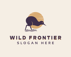 Kiwi Wild Animal logo design