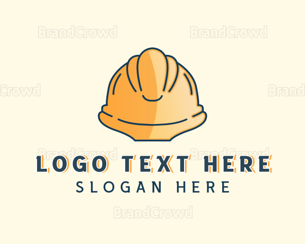 Hard Hat Construction Logo