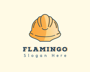 Hard Hat Construction Logo