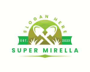 Garden Shovel Landscaping  Logo