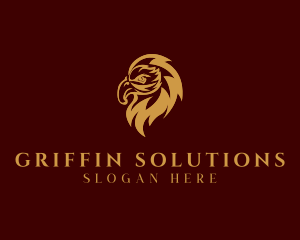Griffin Heraldry Eagle  logo design